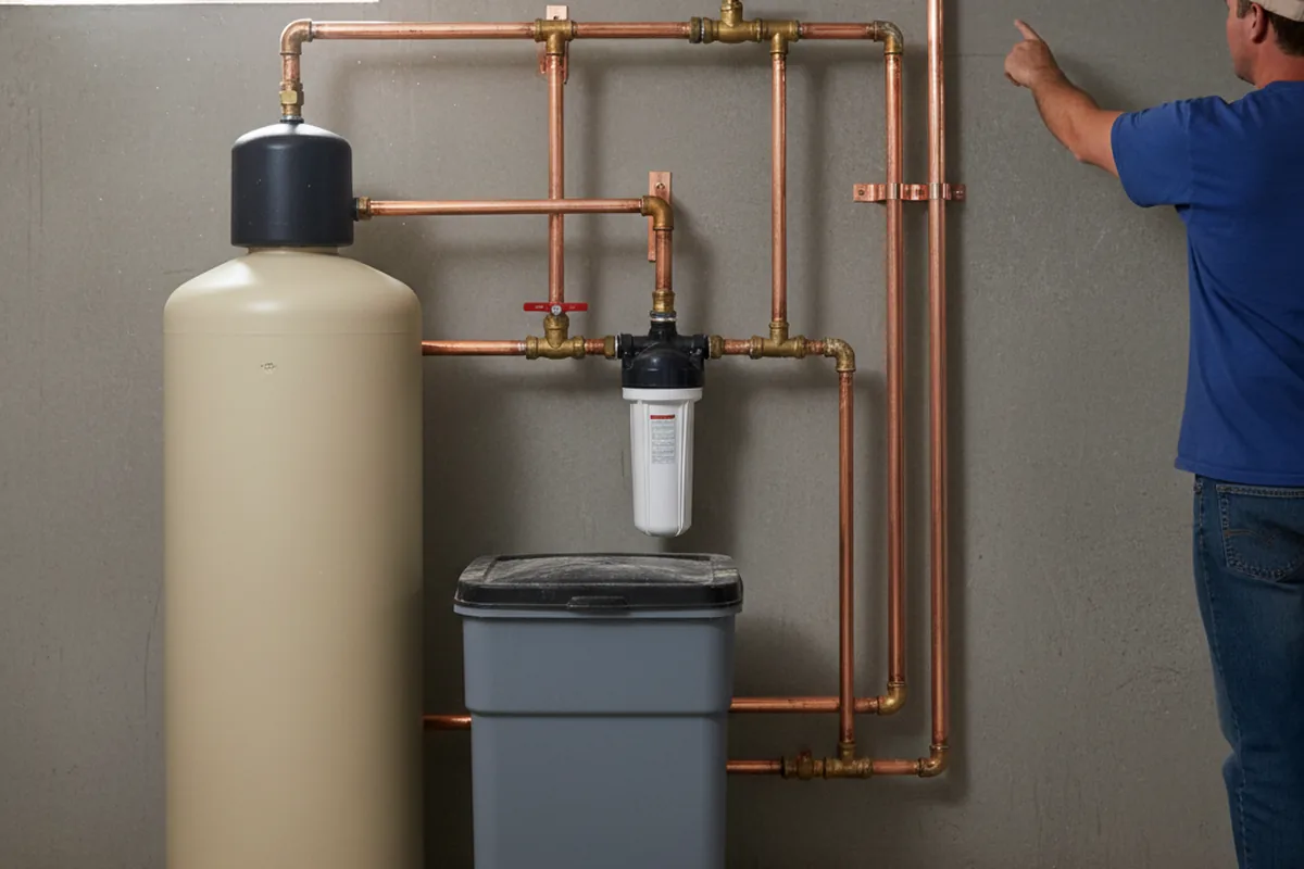 Whole-house water treatment system installed in Irwin
